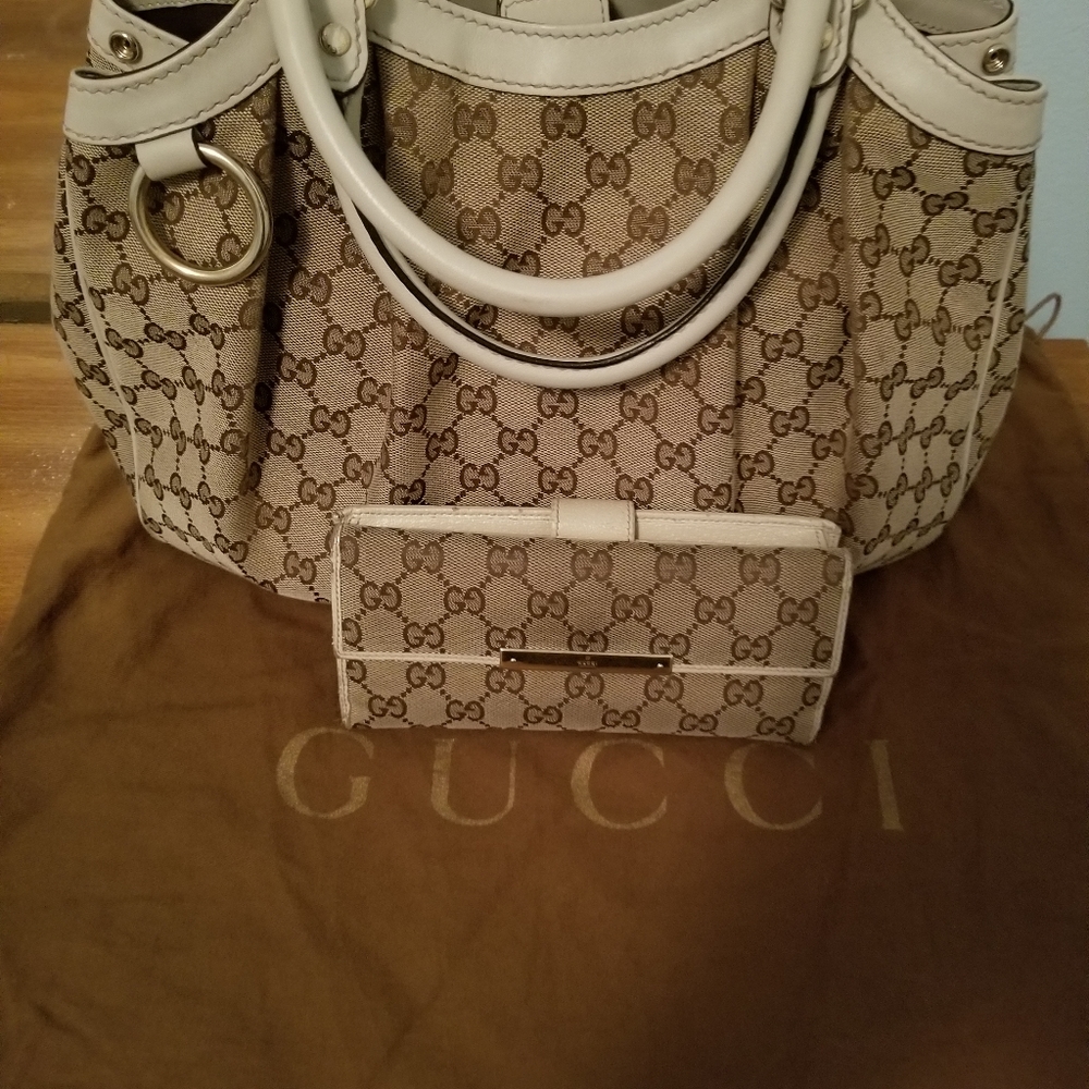 EUC Gucci Sukey Purse and Wallet